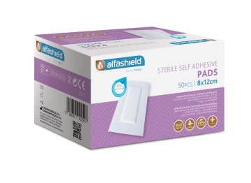 Alfashield Self Adhesive Pad, Αποστειρωμένο Αυτοκόλλητο Υποαλλεργικ...