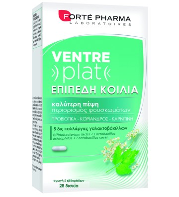Forte Pharma Ventre Plat, για Επίπεδη Κοιλιά, Καλύτερη Πέψη 28caps