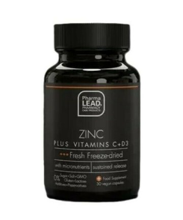Pharmalead Zinc Plus Витамини C+D3 30 капсули