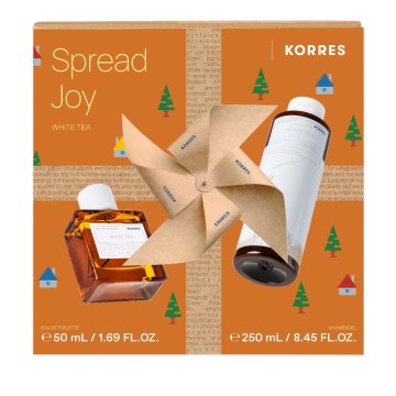 Korres Promo Spread Joy White Tea Eau De Toilette 50ml & Showergel 250ml