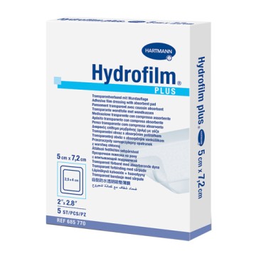 Клейкая прокладка Hartmann Hydrofilm plus 5x7,2см 5 шт.