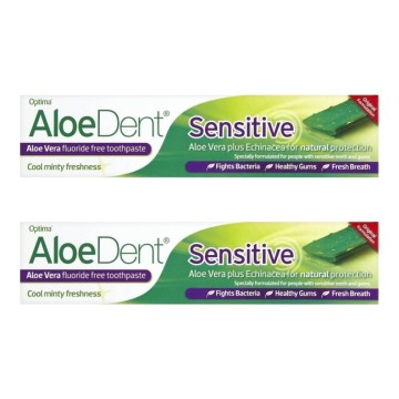Optima AloeDent Promo Sensitive Toothpaste 2x100ml Optima AloeDent Promo Sensitive Toothpaste 2x100ml