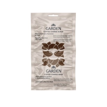 Garden Coffee Charge Scrub, 8ml & Mask, 8ml Garden Coffee Charge Scrub, 8ml & Mask, 8ml