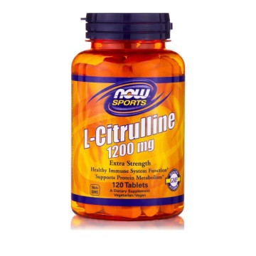 Now Foods L-Citrulline 1200 mg 120 comprimés