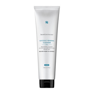 SkinCeuticals Glycolic Renew Cleanser Cleansing Gel with Glycolic Acid for Exfoliation and Shine 150ml