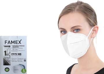 Famex FFP2 Protection Mask White 10 бр