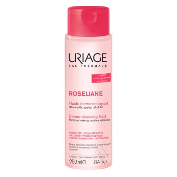 Uriage Roseliane Fluide Nettoyant F, Ντεμακιγιάζ για Δέρμα με Ερυθρ...