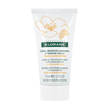 Klorane Depilatoires Crème Dépilatoire Visage & Zones Sensibles 75 ml