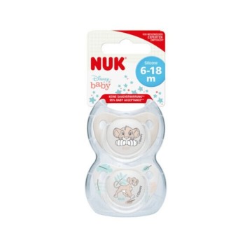 Nuk Disney The Lion King Ciucci in silicone Trendline per 6-18 mesi 2 pezzi