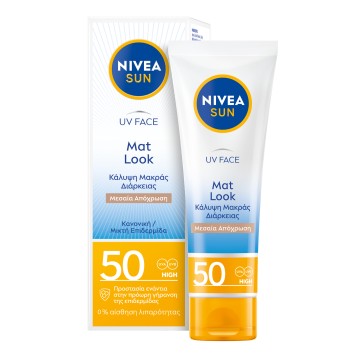 Nivea Sun UV Face Mat Look Tinted Medium SPF50, 50ml