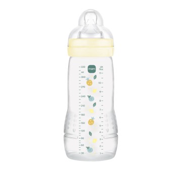 Mam Πλαστικό Μπιμπερό Easy Active με Θηλή Σιλικόνης για 4m+ Κίτρινο... Mam Πλαστικό Μπιμπερό Easy Active με Θηλή Σιλικόνης για 4m+ Κίτρινο...