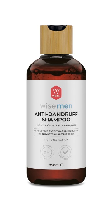 Vican Wise Men Anti-Dandruff Shampoo, 250ml Vican Wise Men Anti-Dandruff Shampoo, 250ml