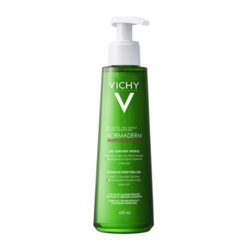Vichy Normaderm Phytosolution Purifying Cleansing Gel, Gesichtsreiniger für fettige, zu Akne neigende Haut, 400 ml
