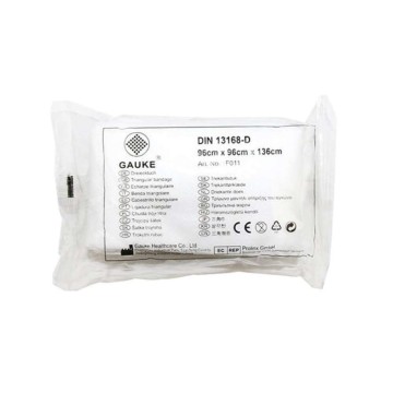 Bandage triangulaire Gauke DIN 13168-D 96x96x136cm 1 pièce