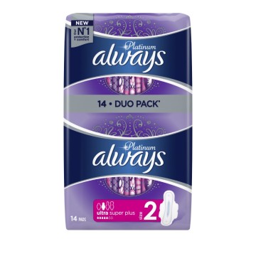 Always Promo Platinum Ultra Super Plus Size 2 14τμχ Always Promo Platinum Ultra Super Plus Size 2 14τμχ