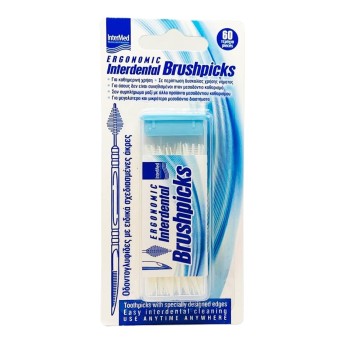 Intermed Ergonomic Interdental Brushpicks 60τμχ Intermed Ergonomic Interdental Brushpicks 60τμχ