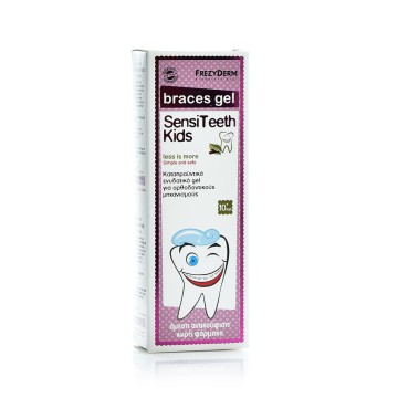 Frezyderm SensiTeeth Braces Gel - Beruhigendes Feuchtigkeitsgel für kieferorthopädische Zahnspangen - 25 ml