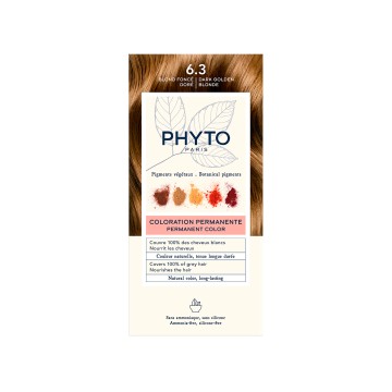 Phyto Phytocolor Μόνιμη Βαφή Μαλλιών 6.3 Ξανθό Σκούρο Χρυσό Phyto Phytocolor Μόνιμη Βαφή Μαλλιών 6.3 Ξανθό Σκούρο Χρυσό