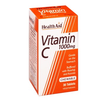 Health Aid Vitamin C 1.000mg Chewable, 30 Μασώμενα Δισκία Health Aid Vitamin C 1.000mg Chewable, 30 Μασώμενα Δισκία