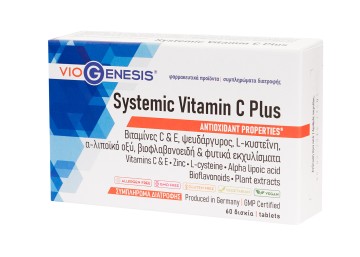 Viogenesis Systemic Vitamin C Plus 915 mg 60 tabs Viogenesis Systemic Vitamin C Plus 915 mg 60 tabs
