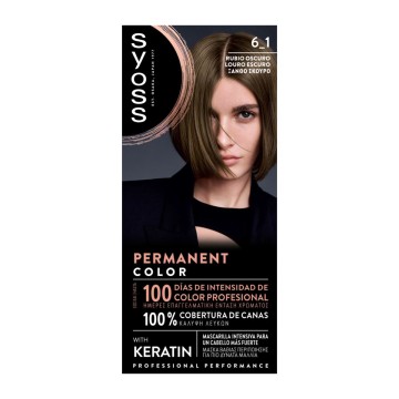 Syoss Permanent Color 6-1 Ξανθό Σκούρο Syoss Permanent Color 6-1 Ξανθό Σκούρο