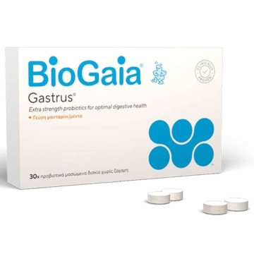 BioGaia Gastrus, Προβιοτικά Μασώμενα Δισκία με Γεύση Μανταρίνι/Μέντ... BioGaia Gastrus, Προβιοτικά Μασώμενα Δισκία με Γεύση Μανταρίνι/Μέντ...