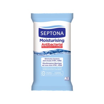 Septona Moisturizing Antibacterial 15бр