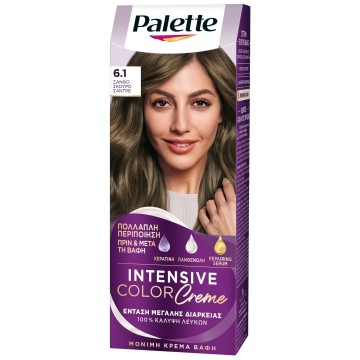 Palette Ιntensive Color Cream 6.1 Ξανθό Σκούρο Σαντρέ Palette Ιntensive Color Cream 6.1 Ξανθό Σκούρο Σαντρέ