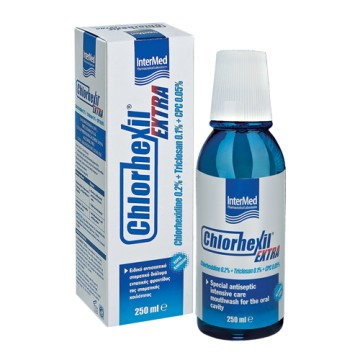 Intermed Chlorhexil Extra, Στοματικό Διάλυμα 250ml Intermed Chlorhexil Extra, Στοματικό Διάλυμα 250ml
