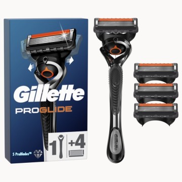 Rasoir Gillette Fusion5 Proglide et 4 pièces de rechange