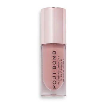 Revolution Pout Bomb Plumping Gloss Doll Warm Nude, 4.6ml Revolution Pout Bomb Plumping Gloss Doll Warm Nude, 4.6ml