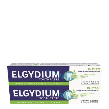 Зубная паста Elgydium Phyto против налета 2x75 мл
