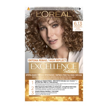 LOreal Excellence Intense No 6.13 Blonde Dark Cool боя за коса 48 ml