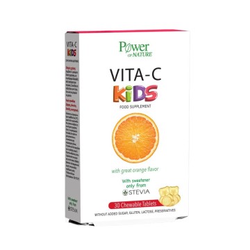 Power Health Vita-c Kids με στέβια 30 tabs Power Health Vita-c Kids με στέβια 30 tabs