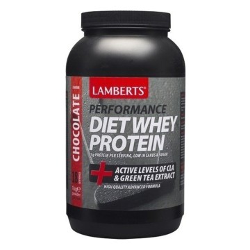 Lamberts Performance Diet Whey Protein + Niveaux actifs d'extrait de CLA et de thé vert - CHOCOLAT, 1 kg