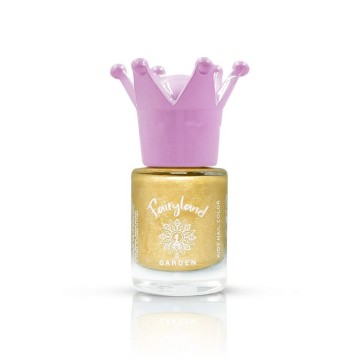 Smalto per unghie per bambini Garden Fairyland Glitter Gold Jiny 4, 7.5 ml