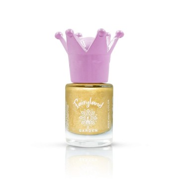 Garden Fairyland Kids Nail Polish Glitter Gold Jiny 4, 7.5ml