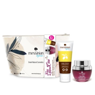 Messinian Spa Promo Bio Lifting Gesichtscreme 50 ml & Handcreme Zitrone-Ringelblume 300 ml