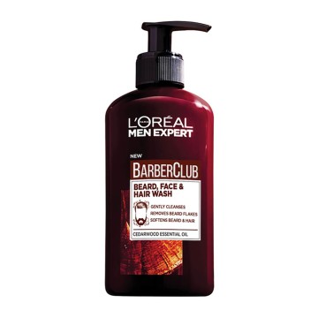 LOreal Men Expert BarberClub Detergente per barba, viso e capelli 200 ml