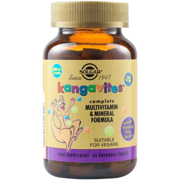 Solgar Kangavites Formula - Вкус бодрящей ягоды, 60 жевательных таблеток