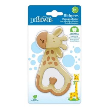 Dott. Anello da dentizione Giraffa Browns 3m+