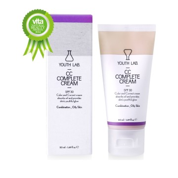 Youth Lab CC Complete Cream Spf 30 Oily Skin, Καλυπτική Κρέμα με SP... Youth Lab CC Complete Cream Spf 30 Oily Skin, Καλυπτική Κρέμα με SP...