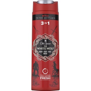 Old Spice The White Wolf 3 in 1 for Body, Hair, Face Wash 400ml