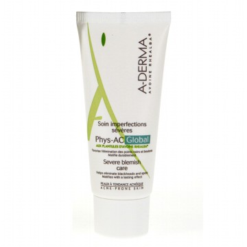 A-Derma، Phys-AC Creme Global Soin Imperfections شديدة 40 مل