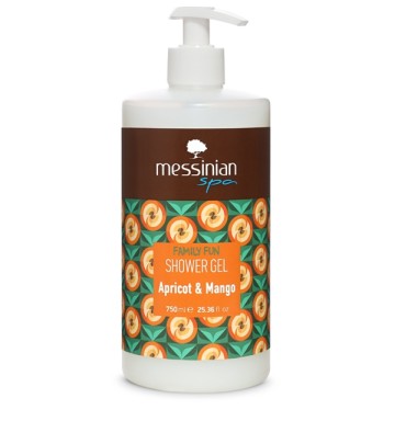 Messinian Spa Family Fun Shower Gel Apricot & Mango 750 ml Messinian Spa Family Fun Shower Gel Apricot & Mango 750 ml