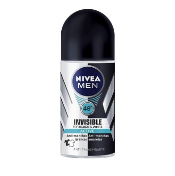 Nivea Men Black & White Invisible Actif Roll-On 50 ml