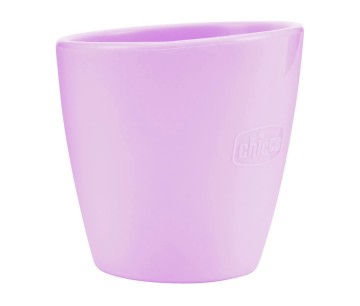 Chicco Easy Mug Мини-силиконовая чашка, розовая 6 месяцев+