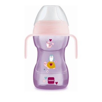 Чашка Mam Fun to Drink Purple для детей от 8 месяцев 270мл