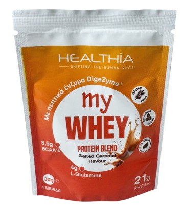 Healthia My Whey Protein Blend Chocolate Flavour 30g Healthia My Whey Protein Blend Chocolate Flavour 30g