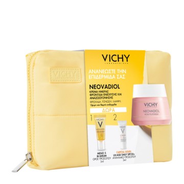 Vichy Promo Neovadiol Rose Platinum 50ml & Meno 5 Bi-Serum 5ml & Capital Soleil Daily Spf50+, 3ml